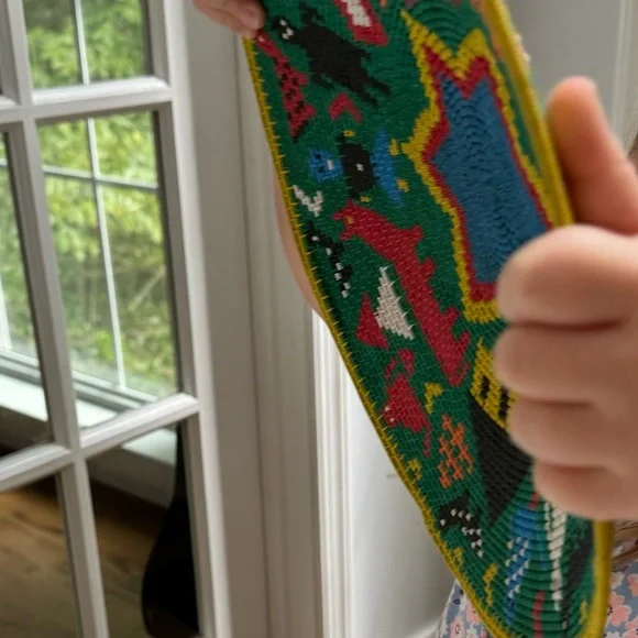 African Zulu Telephone Wire Basket / Bowl Woven Platter - Picture 8 of 15